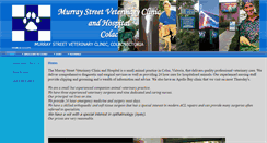 Desktop Screenshot of murraystreetvetclinic.com