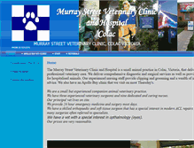 Tablet Screenshot of murraystreetvetclinic.com